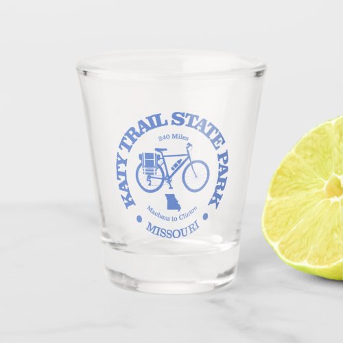 Katy Trail State Park cycling Shot Glass