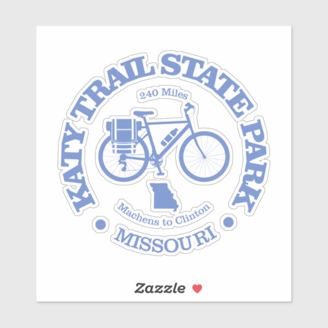 Katy Trail State Park (cycling) Sticker (Sheet)