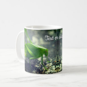 Katydid Grasshopper Personalized Coffee Mug