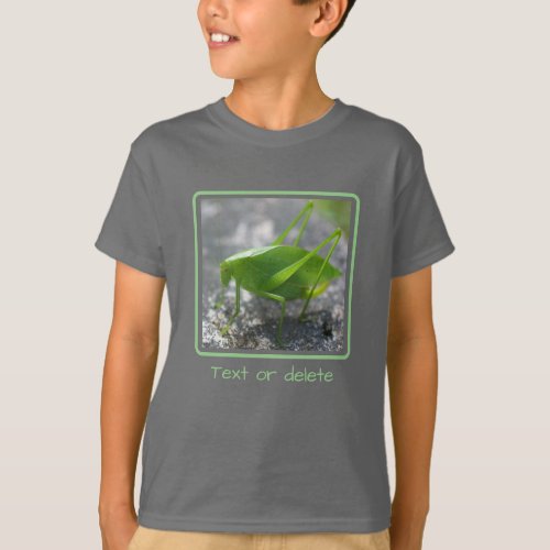 Katydid Grasshopper Personalized  T_Shirt