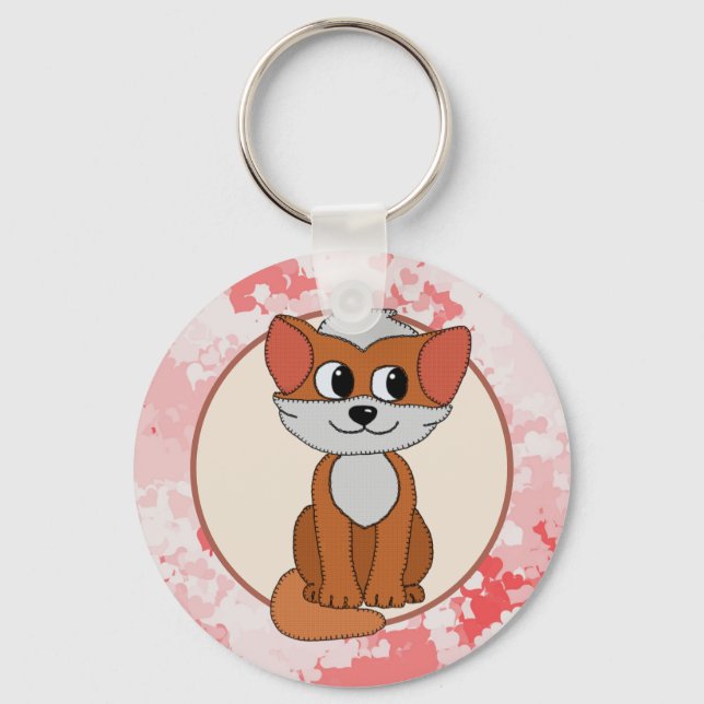 Kätzchen Schlüsselanhänger Keychain (Front)