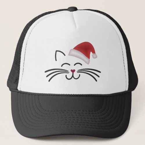 Katze Nikolaus Mtze Cat Santa Hat