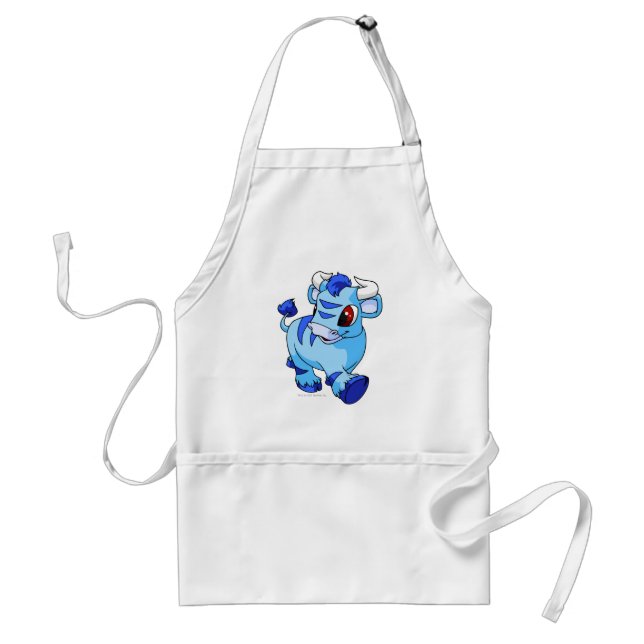 Kau Blue Adult Apron (Front)