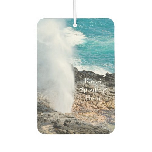 Kauai Aqua Ocean Spouting Horn Poipu  Air Freshener