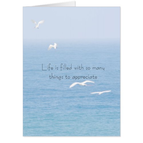 Kauai Birds Flying over the Ocean Card