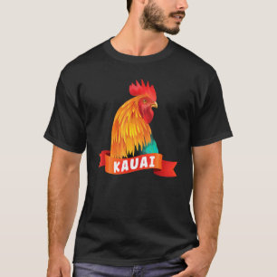 Kauai Chicken Tshirts Rooster Vintage Style Garden