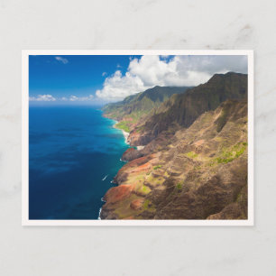 Kauai Coastline North Shore Hawaii Na Pali Coast Postcard