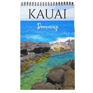 kauai dreaming 2027 large calendar