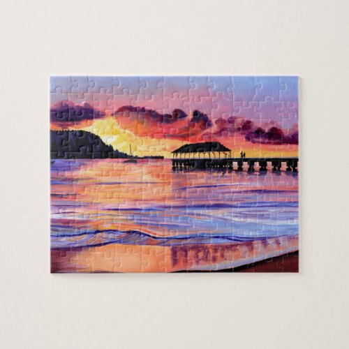 Kauai Hanalei Pier Jigsaw Puzzle