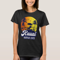 Kauai Hawaii 2023 Hawaiian Sunset Beach Retro