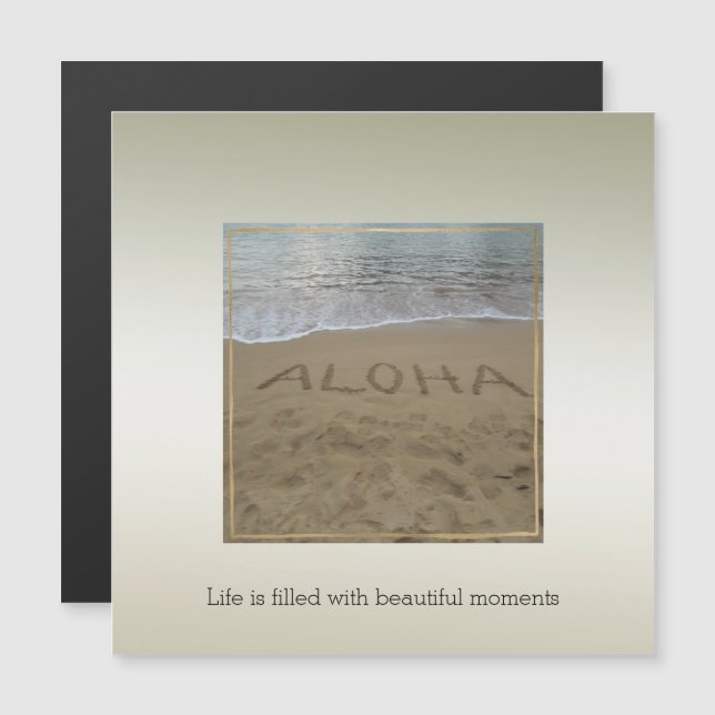 Kauai Hawaii Aloha Beach Beautiful Moments        (Front/Back)