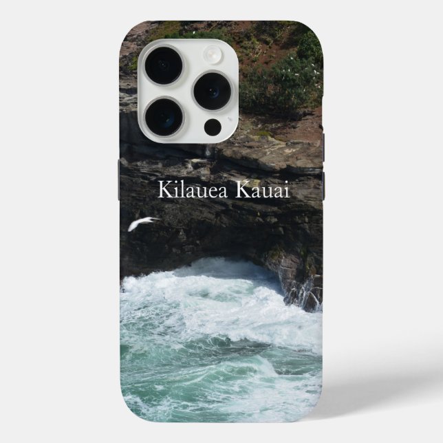 Kauai Hawaii Cliffs at Kilauea Ocean  Case-Mate iPhone Case (Back)