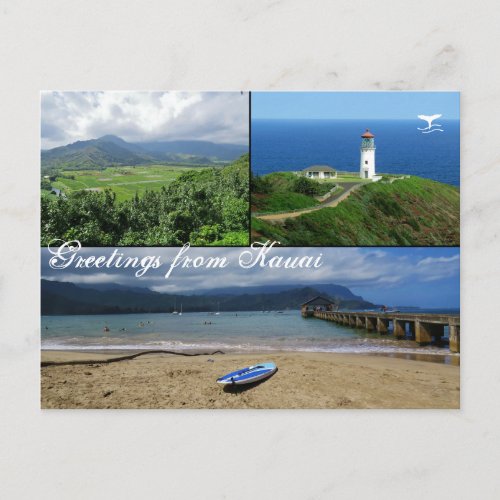 Kauai Hawaii Hanalei Bay Kilauea Lighthouse Postcard