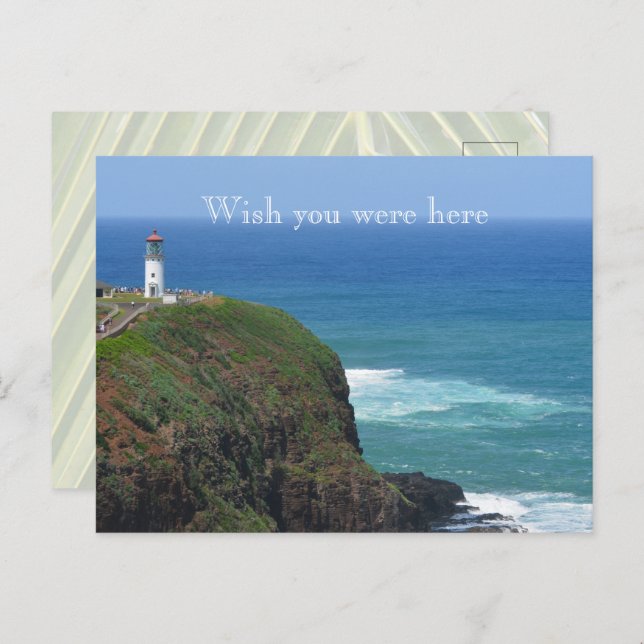 Kauai Hawaii Kilauea Lighthouse Postcard (Front/Back)