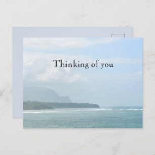 Kauai Hawaii Kilauea Ocean Red Tailed Tropicbird  Postcard