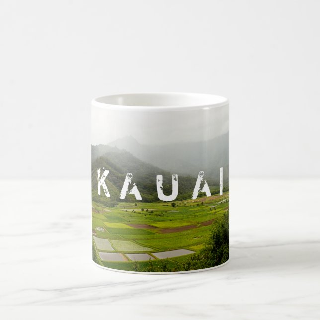 Kauai, Hawaii Landscape Scene Coffee Mug (Center)