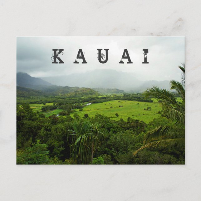 Kauai, Hawaii Landscape Scene Postcard (Front)