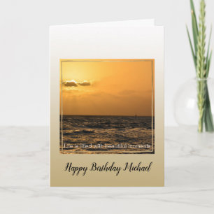 Kauai Hawaii Ocean Sunset Beautiful Moments Card