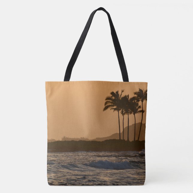 Kauai Hawaii Ocean Sunset Create Your Own  Tote Bag (Front)