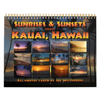 Kauai, Hawaii Sunset Sunrise Calendar