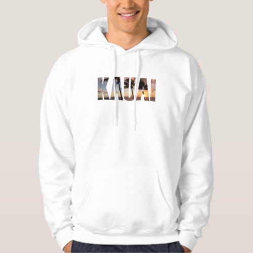 Kauai Hawaii Sunset with Palm Trees Hoodie