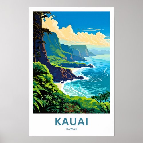 Kauai Hawaii Travel Print