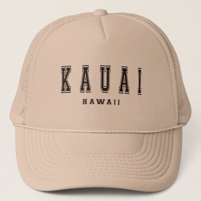 Kauai Hawaii Trucker Hat (Front)