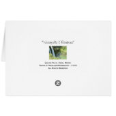 Kauai Hawaii Wailua Falls Cards (Back Horizontal)