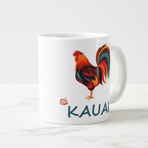 Kauai Hawaiian Rooster Jumbo Mug