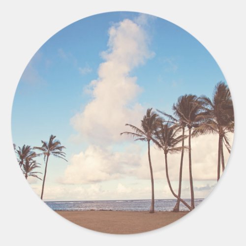 Kauai Island Palms Sticker