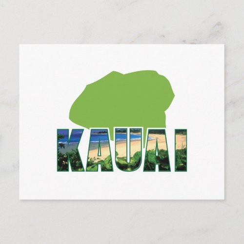 Kauai Island Postcard