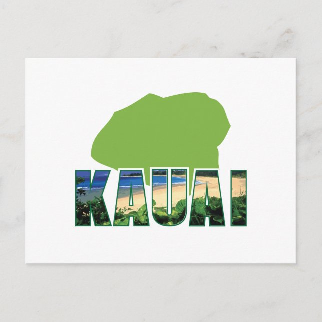 Kauai Island Postcard (Front)