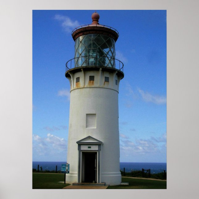 Kauai Lighthouse Poster (Front)