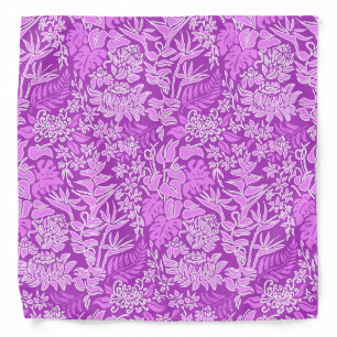 Kauai Morning Hawaiian Protea Floral Bandana