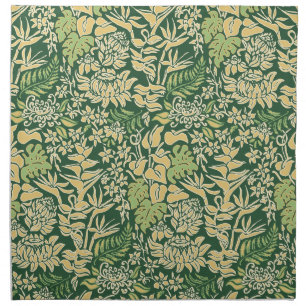 Kauai Morning Hawaiian Protea Floral Cloth Napkin