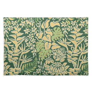 Kauai Morning Hawaiian Protea Floral Cloth Placemat