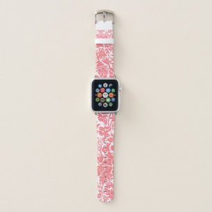 Kauai Morning Hawaiian Protea Floral - Guava Apple Watch Band