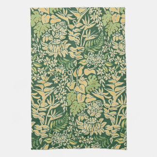 Kauai Morning Hawaiian Protea Floral Kitchen Towel