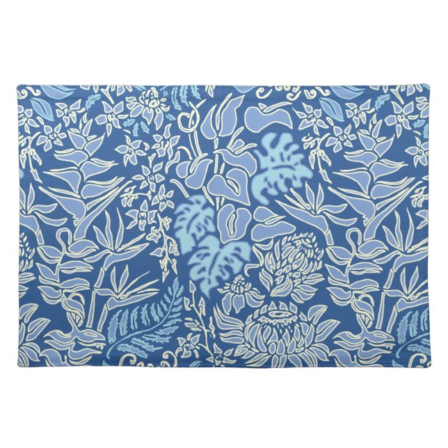 Kauai Morning Hawaiian Protea Floral Placemat (Front)