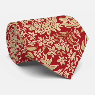 Kauai Morning Hawaiian Protea Floral Tie
