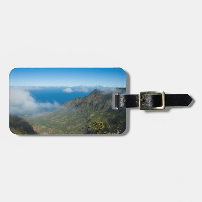 Kauai Na Pali Coast From Kokee Luggage Tag (Front Horizontal)