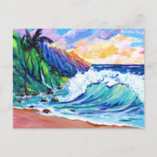 Kauai Na Pali Coast Tropical Postcard