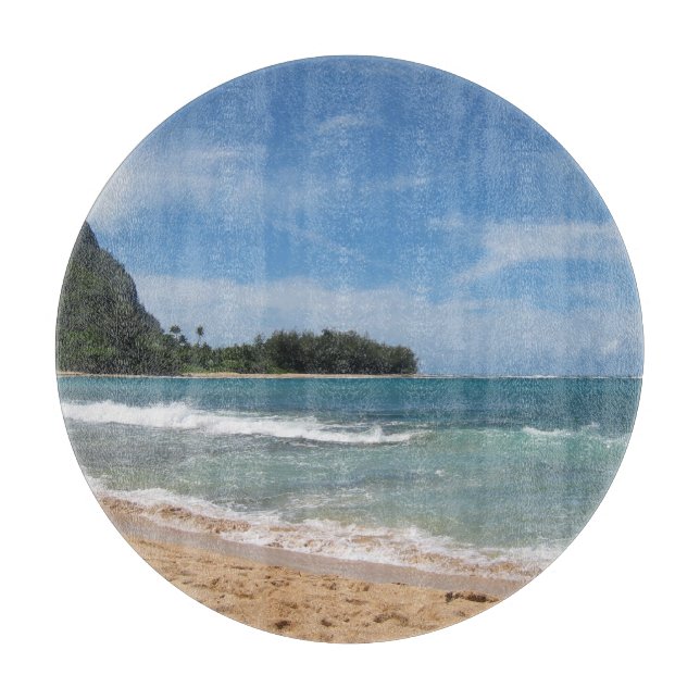 Kauai Ocean Beach Cutting Board (Front)