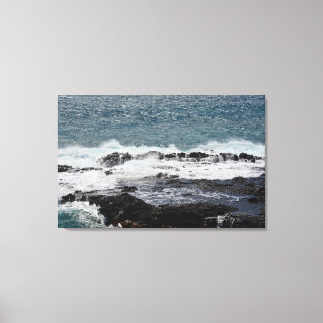 Kauai Ocean Canvas Print (Front)
