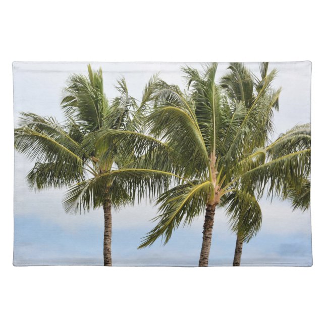 Kauai Palm trees Cloth Placemat (Front)