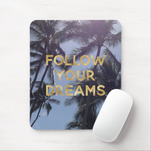 Kauai Palm Trees Dreams Mouse Pad