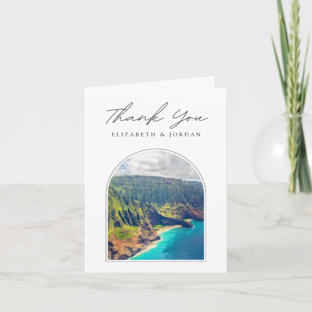 Kauai Photo Blank Thank You Card (Front)