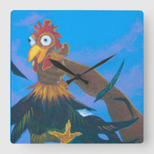 Kauai Quiet Time Square Wall Clock