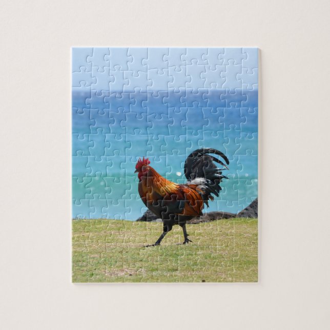 Kauai rooster jigsaw puzzle (Vertical)