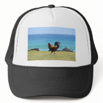 Kauai rooster trucker hat